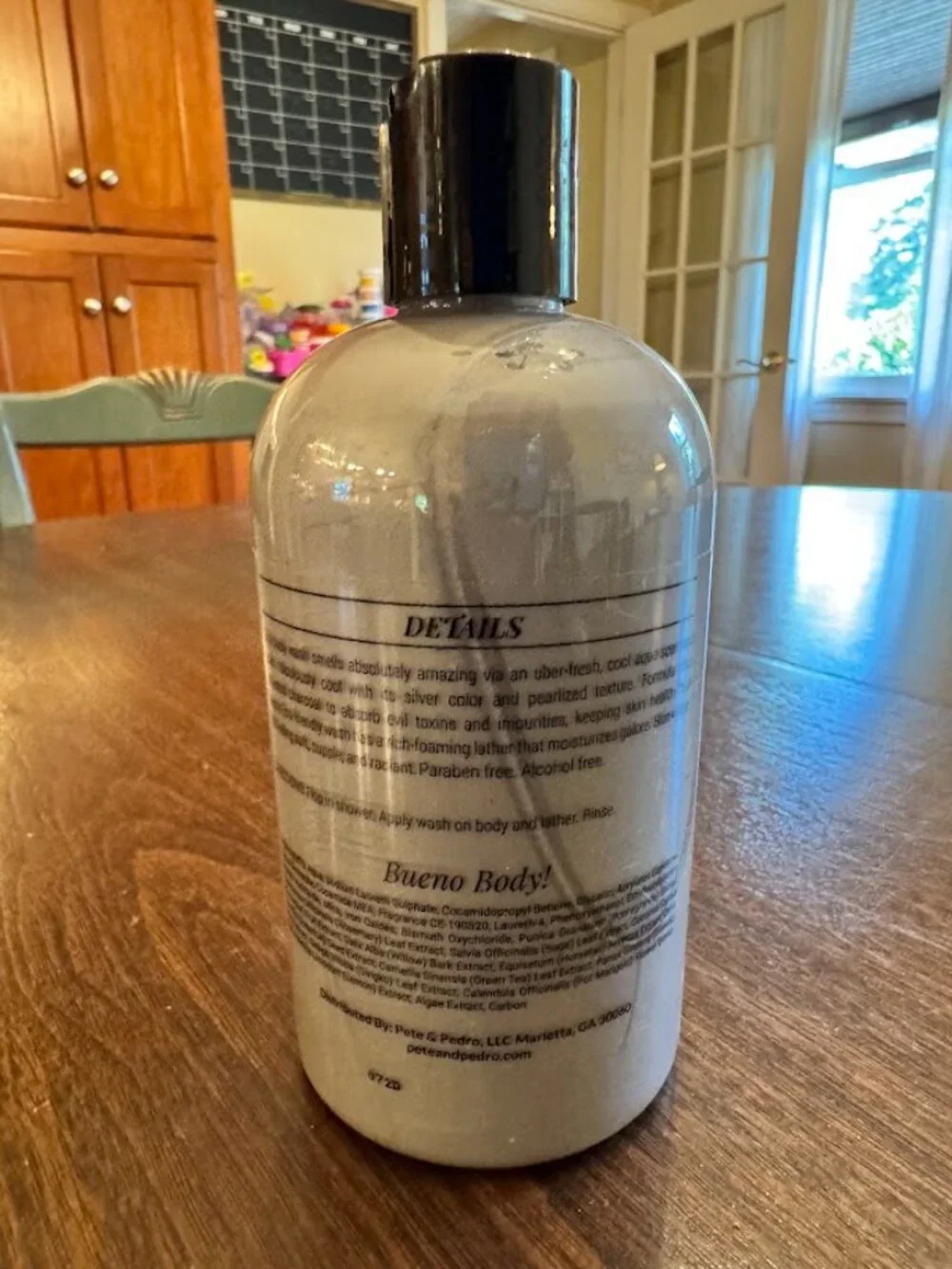 Pete & Pedro 12 Ounce Silver Body Wash